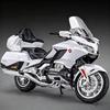 1/9 HONDA Gold Wing GL1800 Alloy Sports Motorcycle Model Diecast Metal Leisure Touring Motorcycle Model Sound Light Kid Toy Gift
