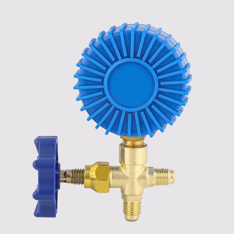 CT-466AL Air Conditioner Refrigerant Pressure Gauge Service Kit for R12/R22/R134a/R502 with Adapter Hose with Adapter