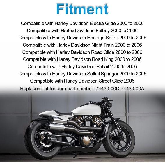 Compatible with Speed Sensor Harley Davidson Electra Glide Softail Road Glide Road King 2000 2001 2002 2003 2004 2005 2006, Motorcycle Electronic