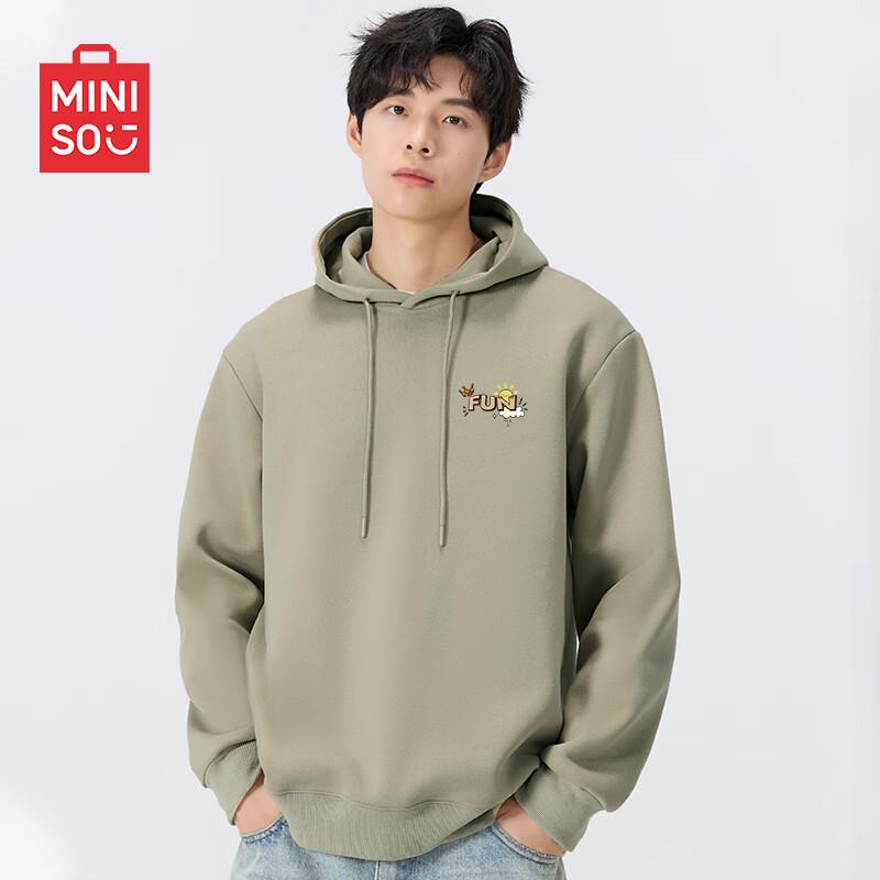 MINISO Men's Heavyweight Hooded Sweatshirt