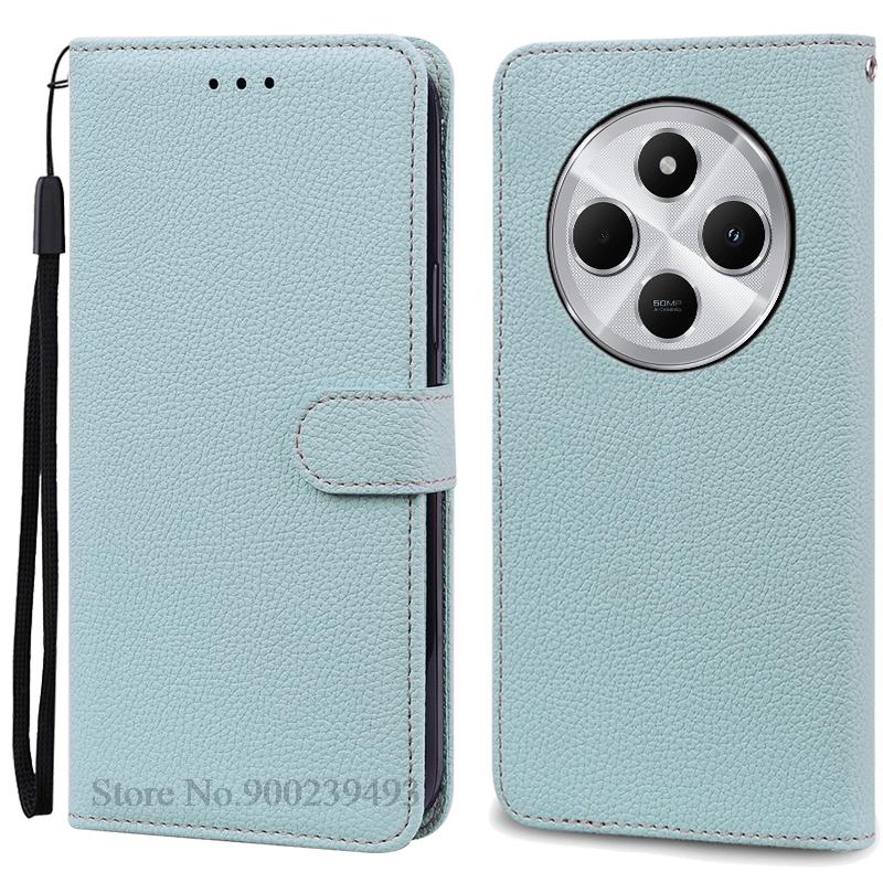 For Poco C75 Case Luxury Leather Flip Wallet Case For Poco C75 Case Xiaomi Poco C75 C 75 Case Silicone Book Cover Coque Fundas