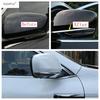 Rearview Mirror Strip Decoration Cover Trim For Renault Kadjar 2016 -  / Koleos 2017 -  ABS Chrome Accessories Exterior