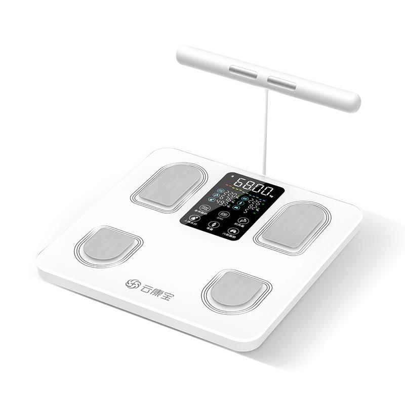 Yun Kang Bao Smart Bluetooth WiFi Body Fat Scale with Eight Electrodes for Accurate Household Measurement