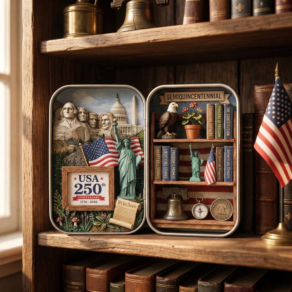 0th USA Keepsake Box – Semiquincentennial Edition (1776–2026)