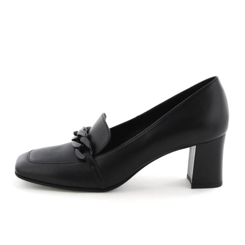 HIMIKO / Himiko / Chain Motif Heel Loafers / 641324 Black 240