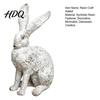 Courtyard Garden Ornament Bunny Decor Yard Rabbit Statue Outdoor Decorations Easter Resin