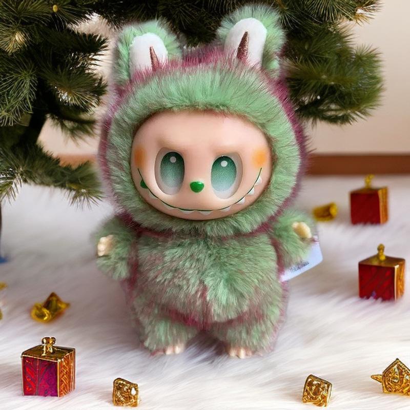 Плюшевый рюкзак, кулон-кукла, сюрприз-бокс, тренд, детская рождественская игрушка, кукла green