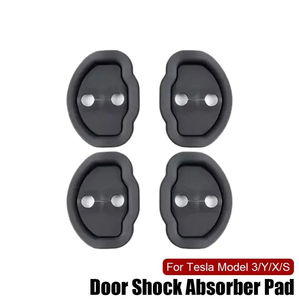 

4pcs Black Car Door Lock Latches Cover Car Door Lock Protection for Tesla Model 3 Model Y For Car