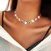 Colorful AAA Crystal Choker Necklace for Women Girls Sparkly Rhinestone Chokers Necklaces Gold Chain Party Prom Jewelry Gifts