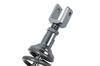 320mm CNC Aluminum Rear Suspension Kit for Yamaha Majesty 125, Cygnus X, BW'S, Universal Rear Suspension (Silver)