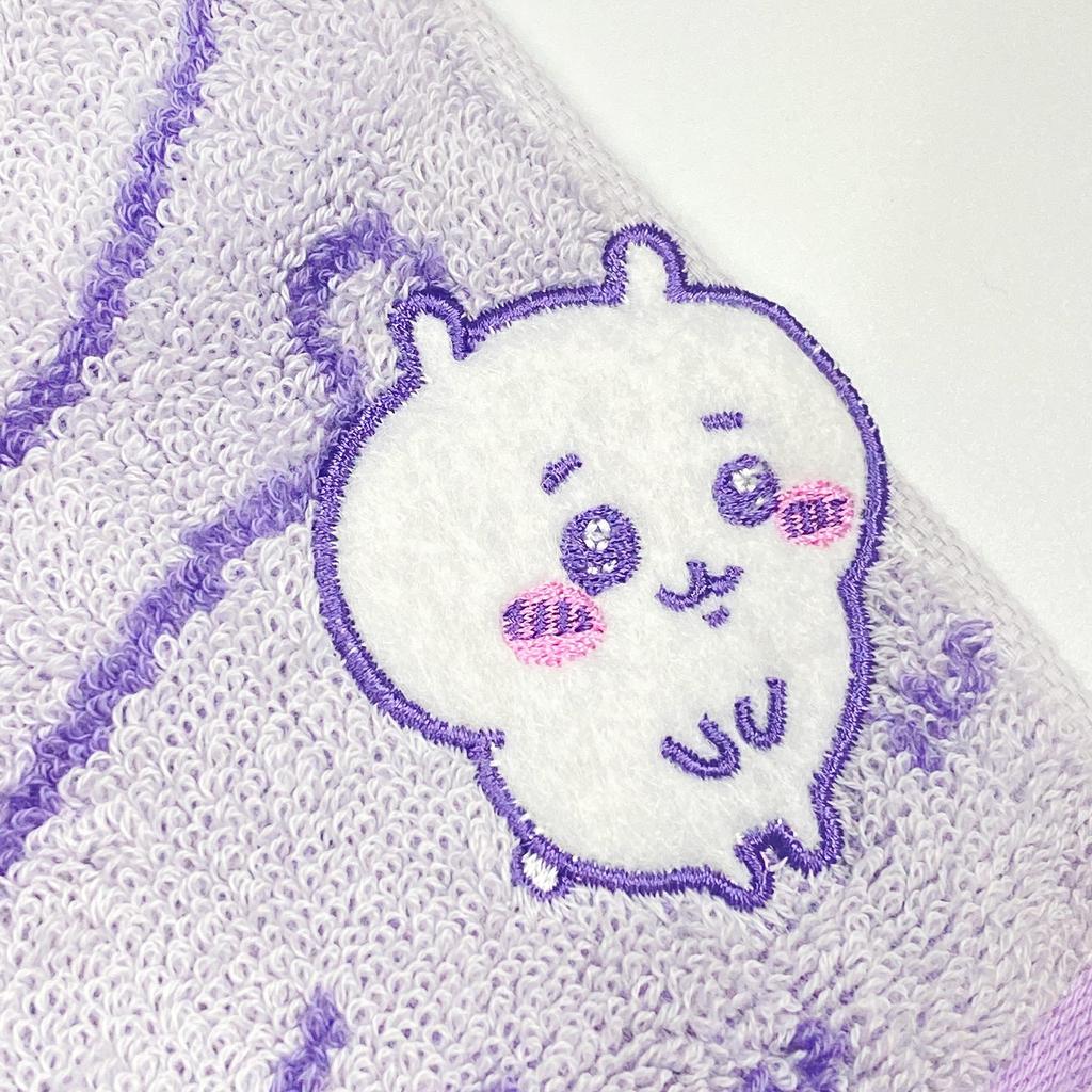 Marushin Chiikawa Bowing Chiikawa Character Face Antibacterial and Odor 0775017800 Towel, 100% Cotton, Resistant,