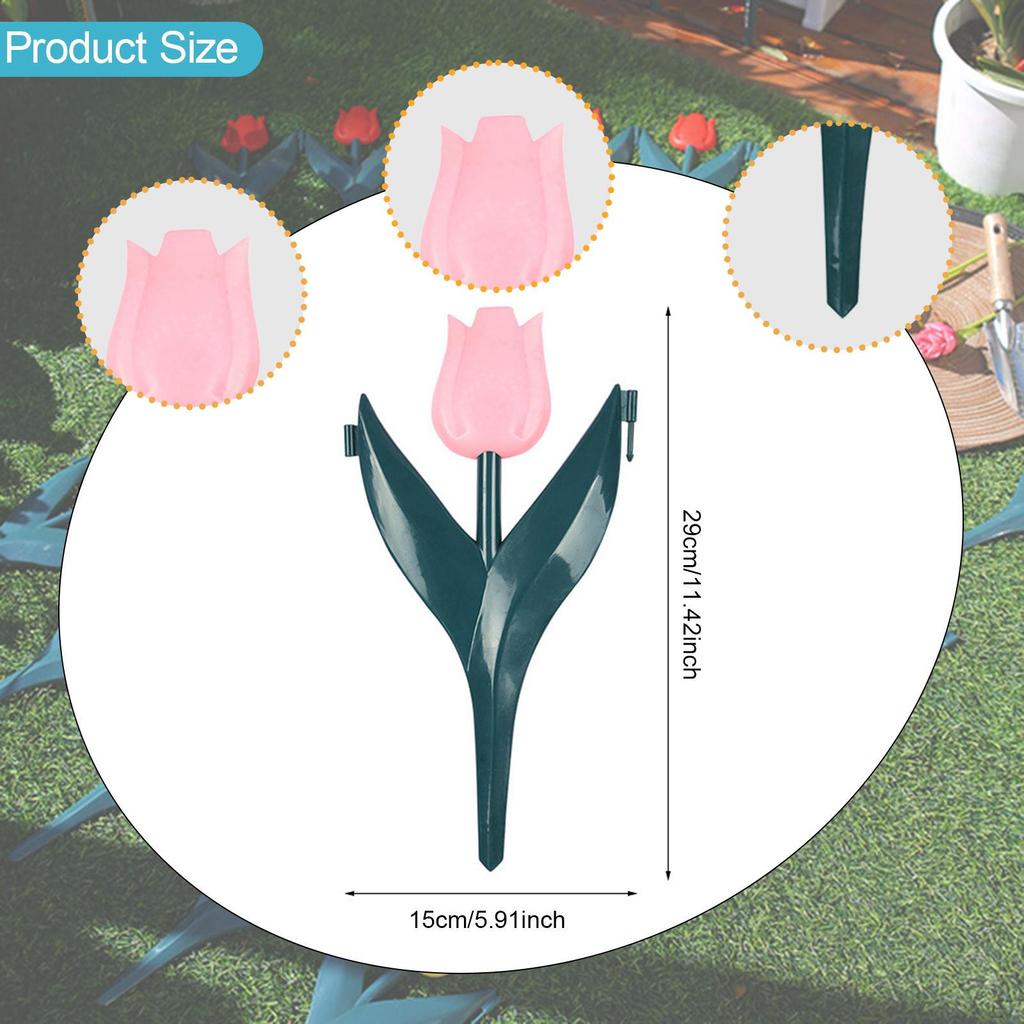 10 Pcs Artificial Garden Borders, Landscaping Decoration, Easy To Install