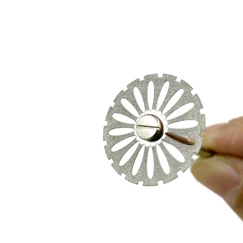 5 buc/set dentară ultra-subțire cu două fețe nisip porțelan disc de tăiere cu diamante dorn pentru disc diamantat instrumente de lustruit pentru stomatologie
