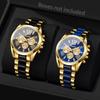 Xiaomi 2/3/4PCS Luxury Men Business Watches Set Fashion Three Eyes Roma Dial Quartz Wristwatch Reloj Hombre (Without Box)