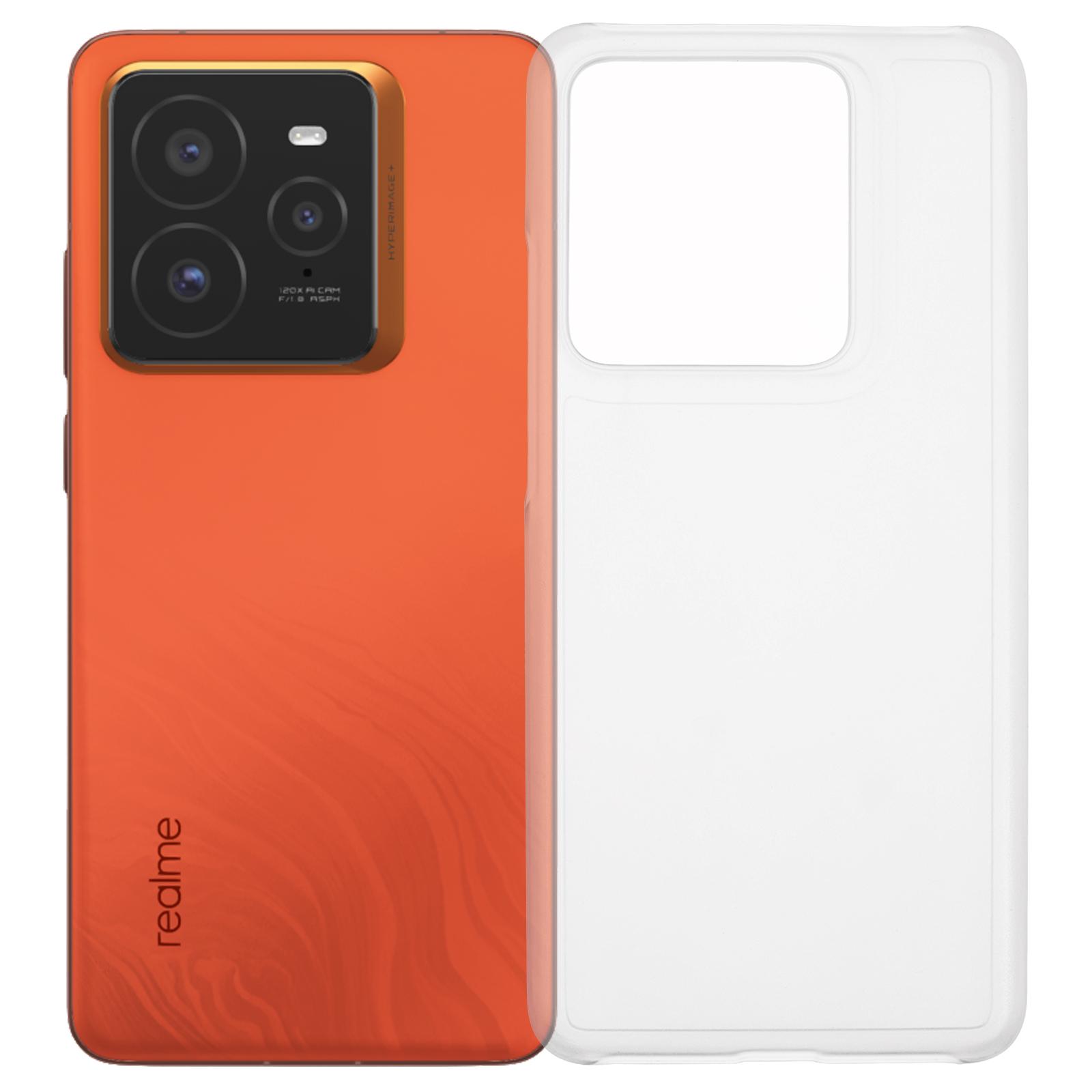 

For Realme GT 7 Pro 5G Case Hard PC Frosted Minimalist Phone Cover Orange