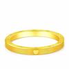 Vietnam Gold 520 Number Love Couple Gold-Plated Brass Rings - Valentine's Day Matching Gift for Girlfriend