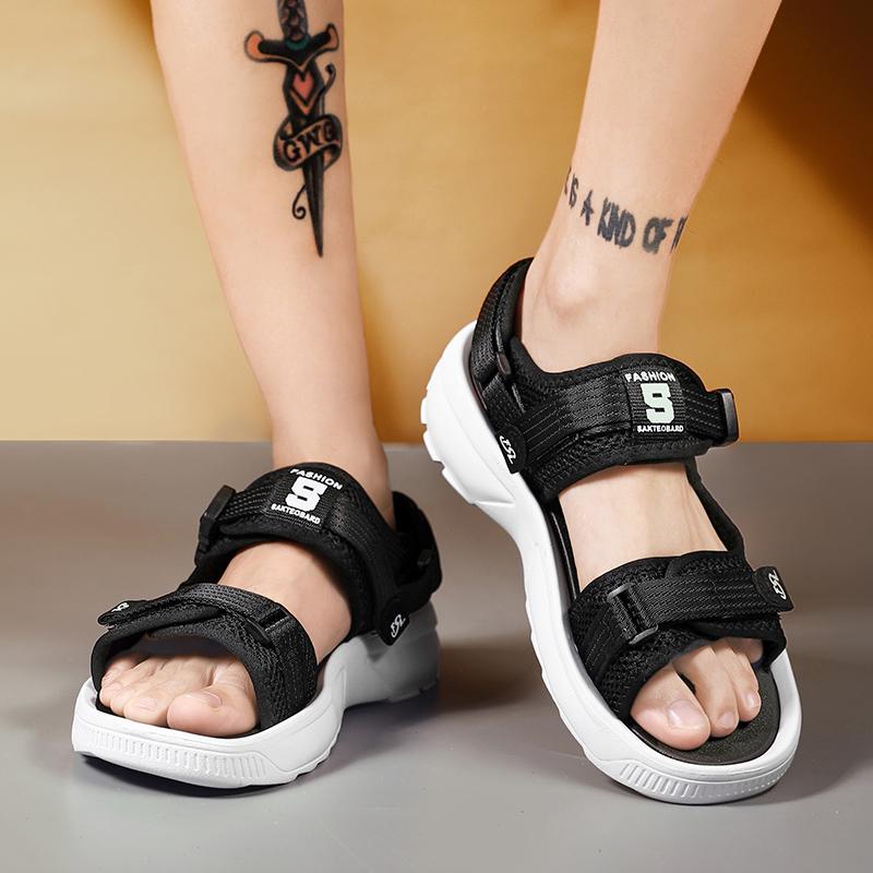 Summer Mens Sandals Beach EVA Sandals for Men Gladiator Outdoor Sports Male Wear-Resistant Soft-Soled Driving Cool Beach Shoes