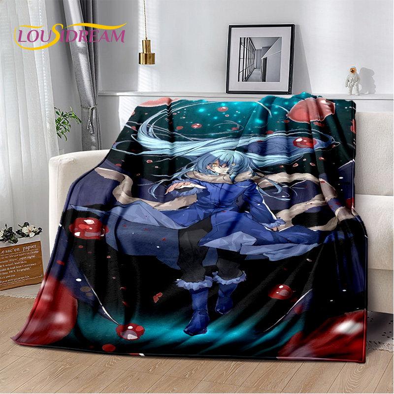 I Got Reincarnated As A Slime Anime Soft Plush Blanket,Flannel Blanket Throw Blanket for Living Room Bedroom Bed Sofa Picnic Kid