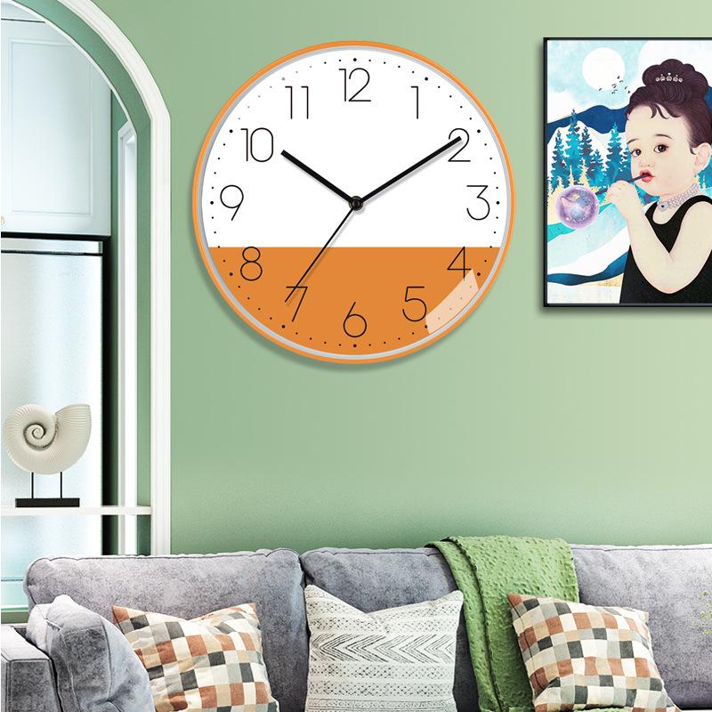 12 Inch 30cm Creative Living Room Silent, Stylish, Simple, Modern Decoration, Light Luxury Quartz Clock