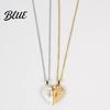 Ensemble Collier Pendentif Cœur d'Ange 1 Collier assortis pour Couple Magnétique