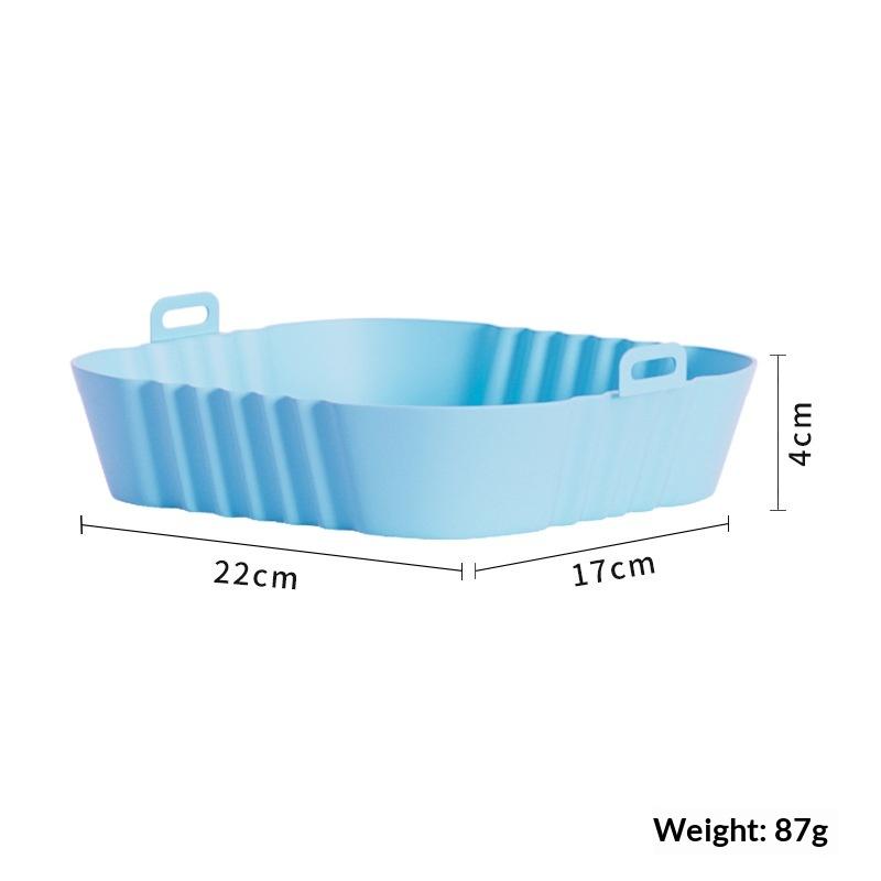 1/3/6Pcs 450°F Silicone Non-Stick Dual Texture Dishwasher Safe Crispy/Steam Cooking Baking Tray Air Fryer Mats