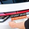 Fahrschüler Magnet Anfängerfahrer Magnet für Auto Hochsichtbarer Auto Magnet Aufkleber Wetterfest Anfängerfahrer Stoßstangenaufkleber Für