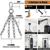  bokszak - 15 STUKS Bokszakophanging 100cm - 360° Rotatie - Kit 15 stuks - PU Leer & Oxford