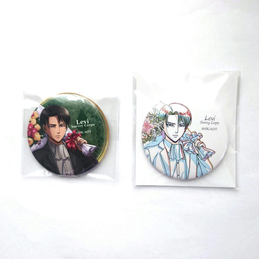 Used [New and unused] Attack on Titan WIT STUDIO Birthday Can Badge Levi
