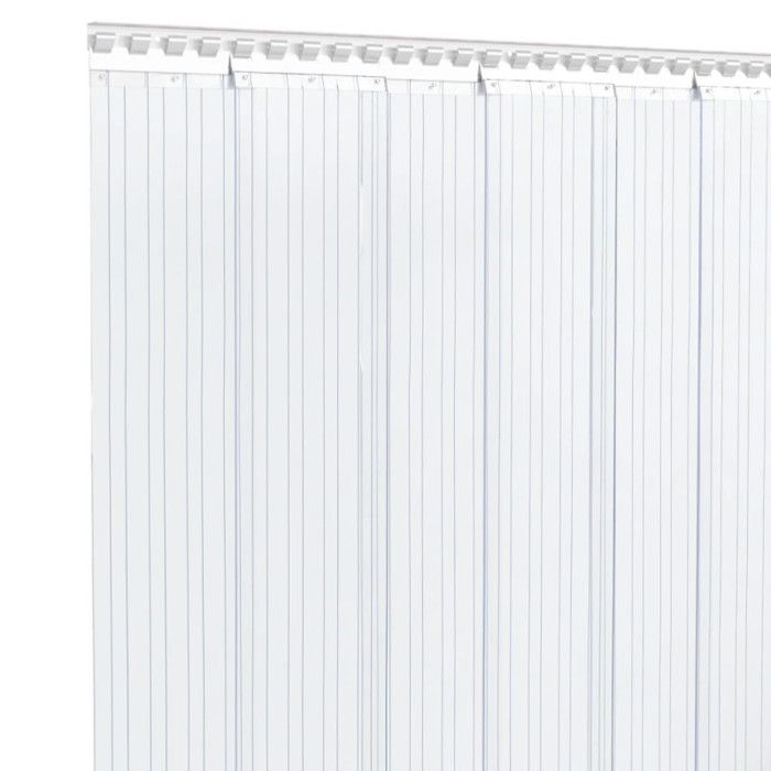 VidaXL Transparent Door Curtain 200 Mmx1.6 Mm 10 M PVC, Door Strip, PVC Strip Curtain, PVC Door Curtain 153860