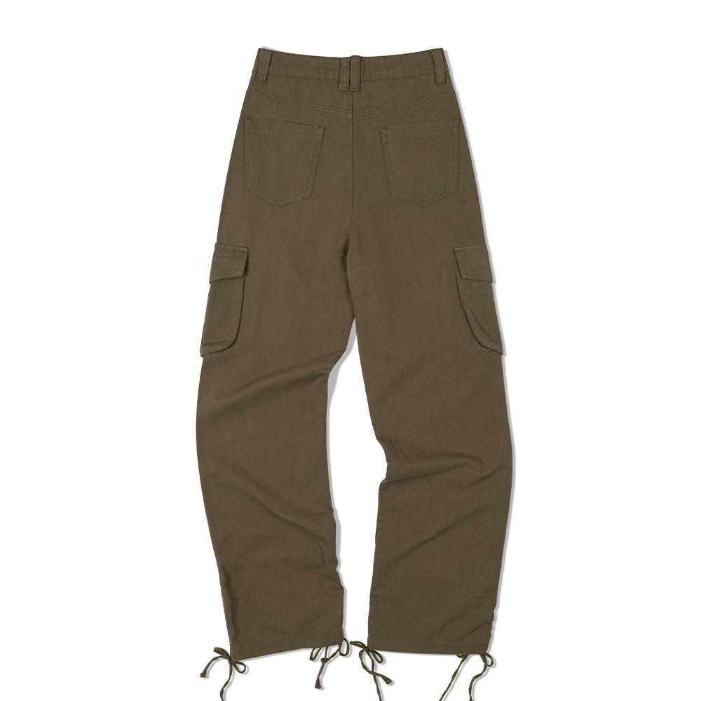 MOAA Hem Shirred Cargo Trousers (Khaki)