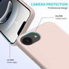 For iPhone 16e Phone Case WANLONFENG GJ Series Liquid Silicone TPU Cover Large Cutouts with 2Pcs Screen Film