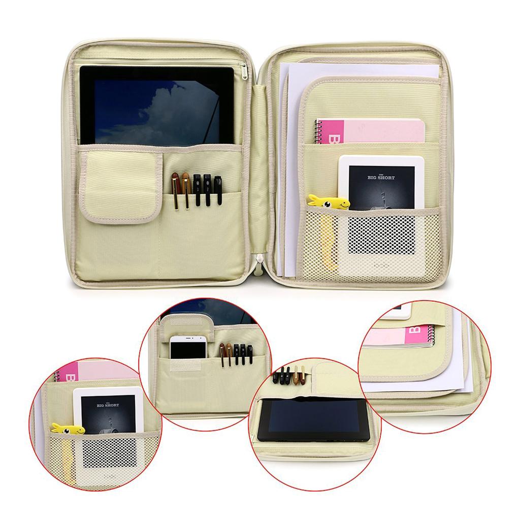 Waterproof File Tickets Organizer Portable File Folder Bag