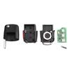 315Mhz 3 Buttons Car Key Fob Replacement Remote Transmitter Clicker Alarm W/ Key HLO1J0959753DC HLO1J0959753AM Fit for VWGood Product