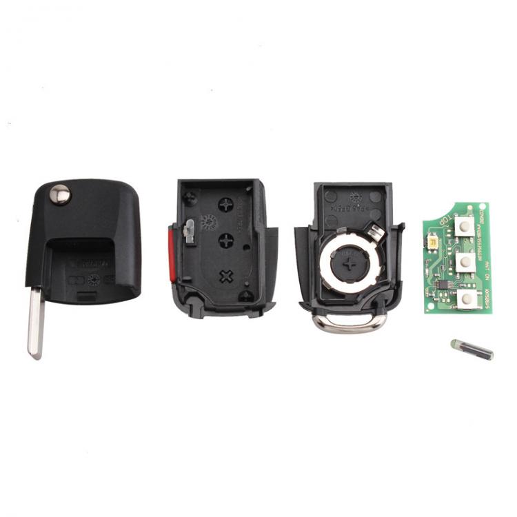 315Mhz 3 Buttons Car Key Fob Replacement Remote Transmitter Clicker Alarm W/ Key HLO1J0959753DC HLO1J0959753AM Fit for VWGood Product