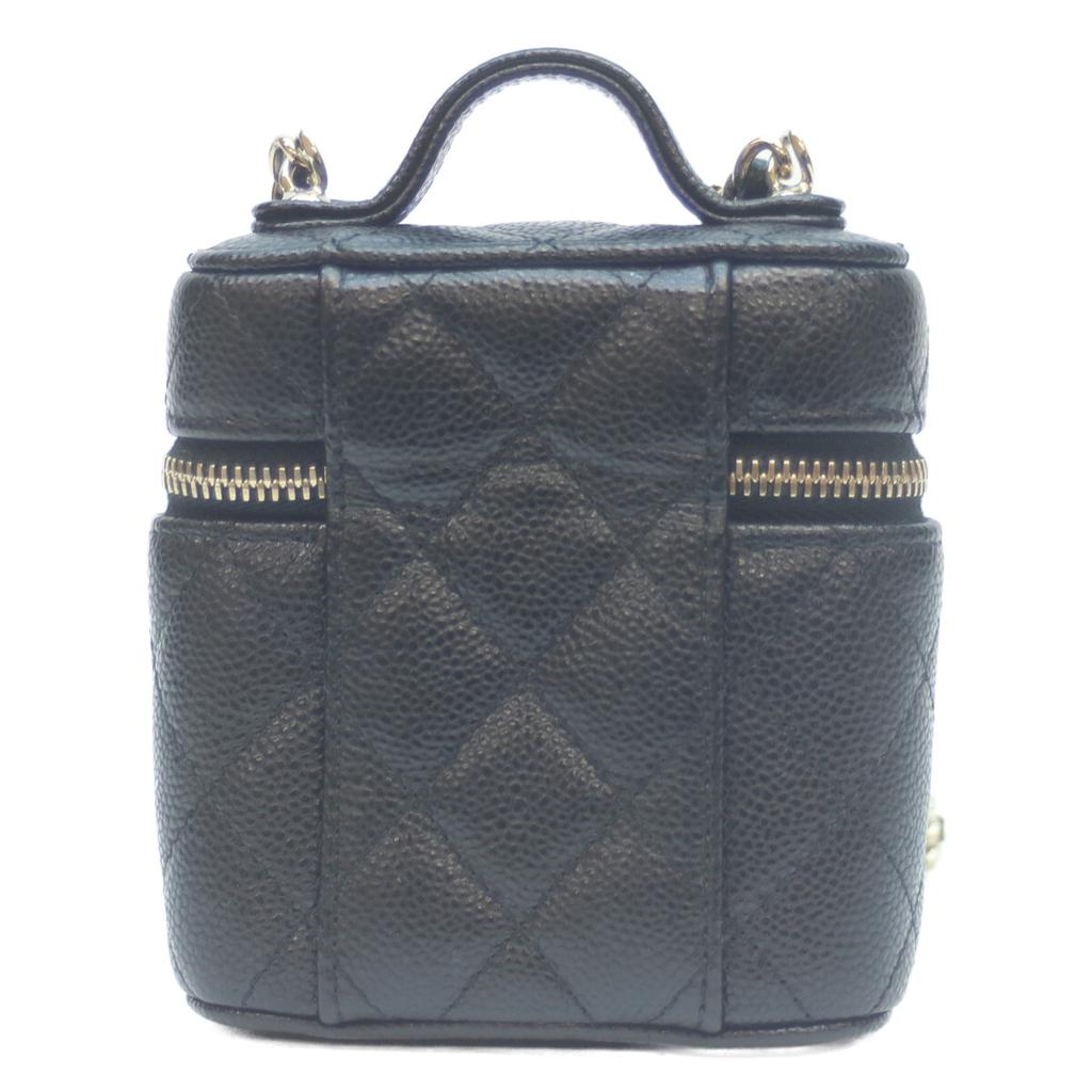 CHANEL No. 31 AP2503 Black Caviar GHardware Small Vanity Chainshoulder Shoulder bag blackUsed