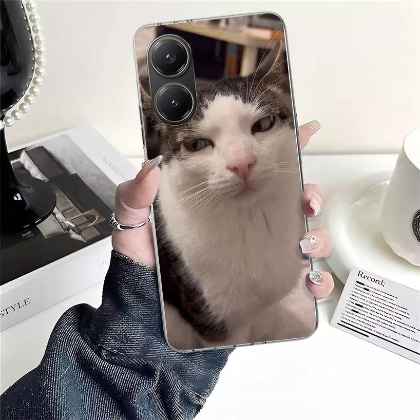 Pet Cat Funny Memes For Xiaomi Poco X7 X6 X5 F7 Ultra F6 F5 Pro Phone Case X4 Nfc F4 Gt F3 M6 M5S M5 M4 M3 Fundas Cover Coque