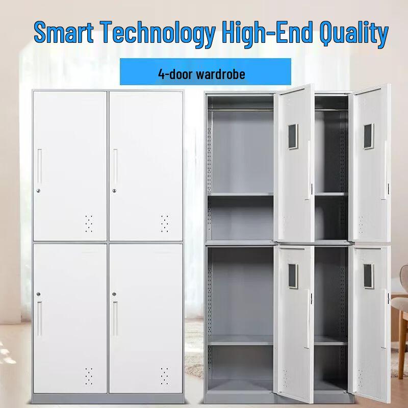Hangtong 4-Door Metal Storage Locker with Lock