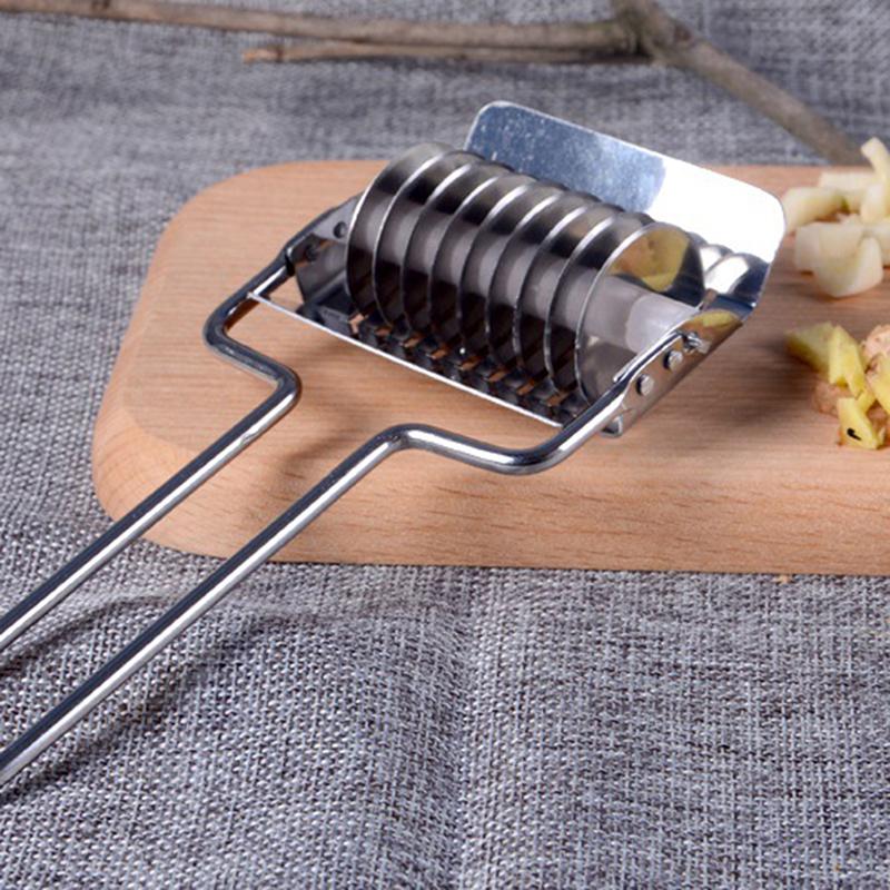 Kitchen Accessories Gadgets Stainless Steel Household Manual Dough Press Onion Cutter Slicer Garlic Parsley Cutter Cooking Tools