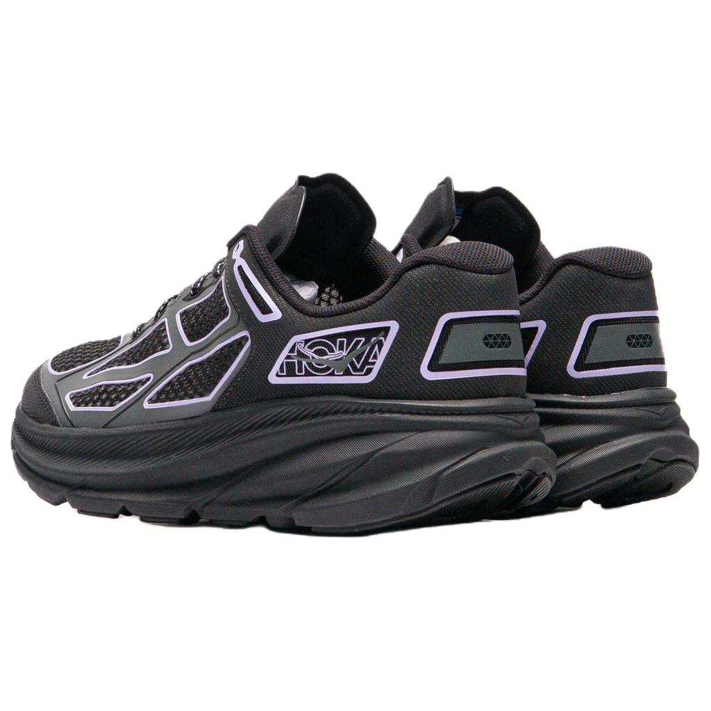 HOKA Clifton One9 Black Aster Flower Unisex Sneakers 1155370-BWR