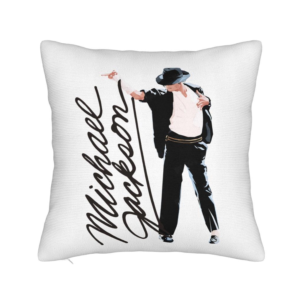 MJ Pop King Square Pillow Case Cushion Cover Custom Polyester Decorative Pillowcase for Sofa Cm