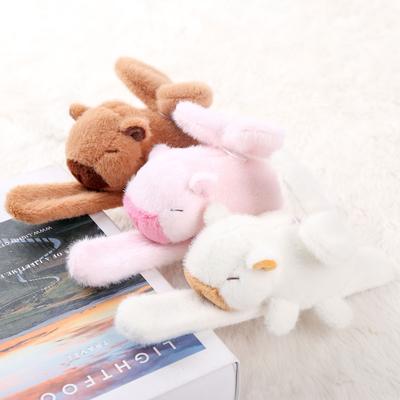 Capybara Schnappring Puppe Armband Puppe Capybara Plüschtier Zubehör Geburtstagsgeschenk Mädchen Stoffpuppe