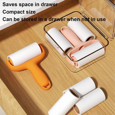 Sticky Lint Roller Portable Dog Cat Fuzz Removal Tool Extra Sticky Lint Rollers For Pet Hair For Couch Upholstery Carpet