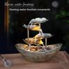 Lotus Leaf Ingot Minimalist Fountain With Abs Material For Home Decor And Gift