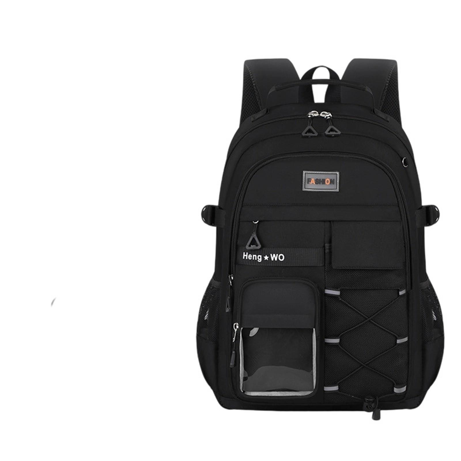 

Backpack With Capacity And Lightening Function One Size чорний