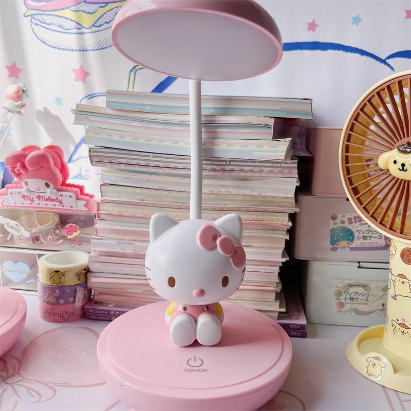 Cinnamoroll & My Melody LED Night Lamp for Study or Bedside - Cute & Eye-Friendly Girls' Light