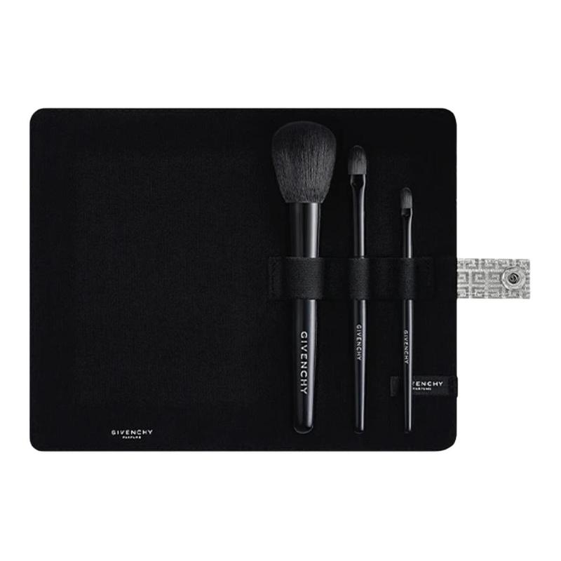 Givenchy loose powder eye shadow lip brush makeup brush portable blending four-piece set oose powder eye shadow lip brush makeup