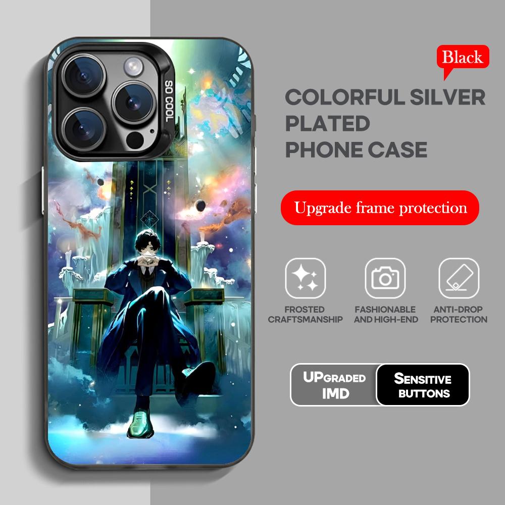Lord of Mysteries Phone Case black IMD Colorful Silver Suitable case for iPhone 17 16 e 15 14 13 12 11 Pro Max