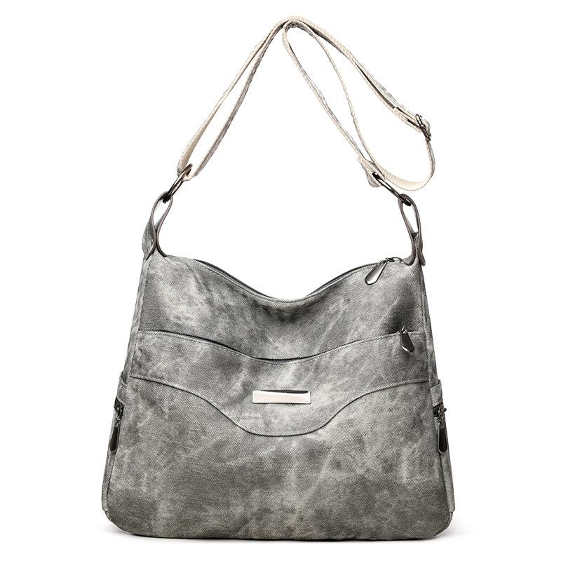 New women's bag large capacity messenger bag casual mother bag versatile shoulder bag soft leather shoulder bag