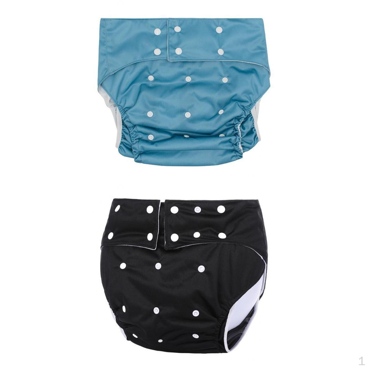 

2 шт. Взрослый подгузник многоразовый для недержания пожилой пояс большой размер