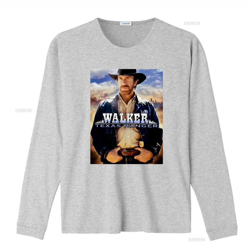 Walker Texas Ranger Chuck Norris T Shirt Classic Print For Unisex Vintage Washed Streetwear Fashion Unisex Designer Clothes
